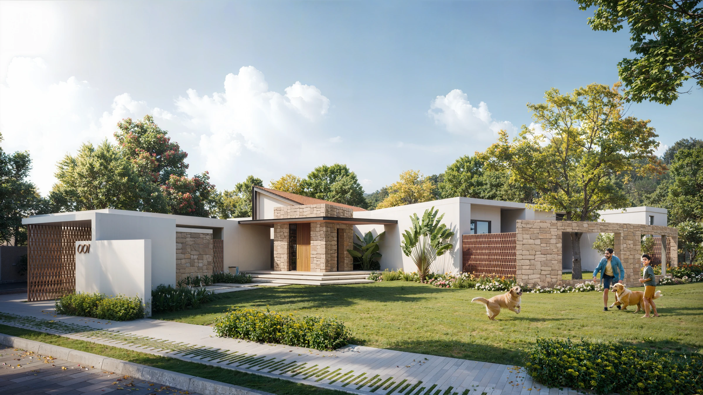 A 4 BHK Silver Ranches villa
